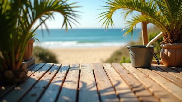 Comment préserver votre terrasse bois à Biarritz tout en la nettoyant ?