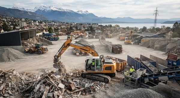 Guide ROI pour le recyclage des déchets de chantier à Thonon